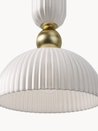 Suspension Nash - Blanc, doré