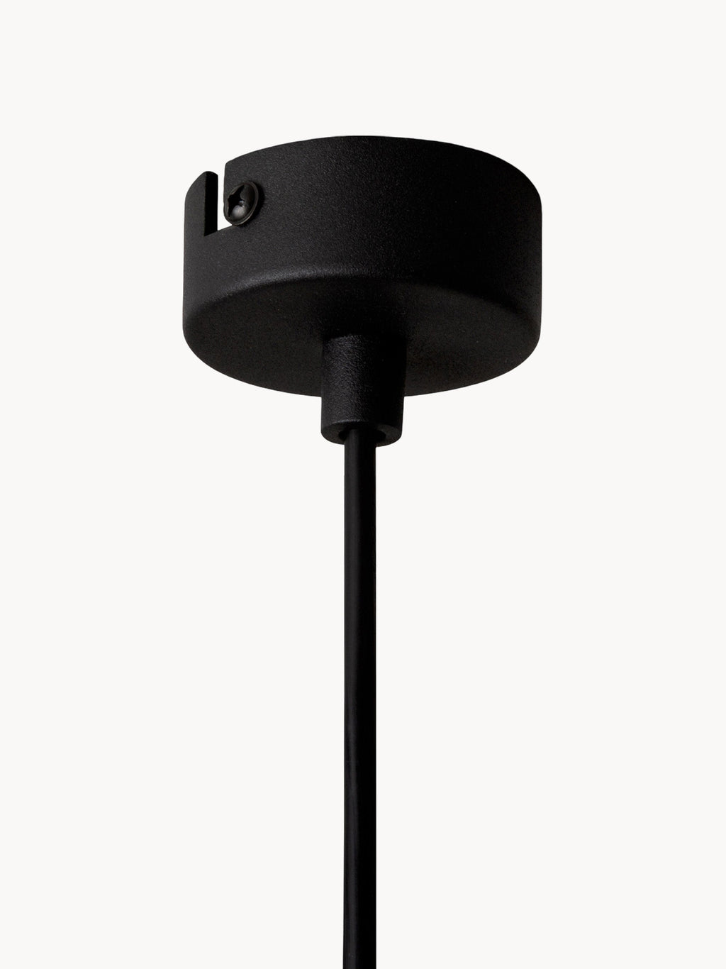 Petite suspension Clyde - Noir, brun clair transparent