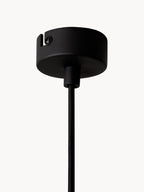 Petite suspension Clyde - Noir, brun clair transparent