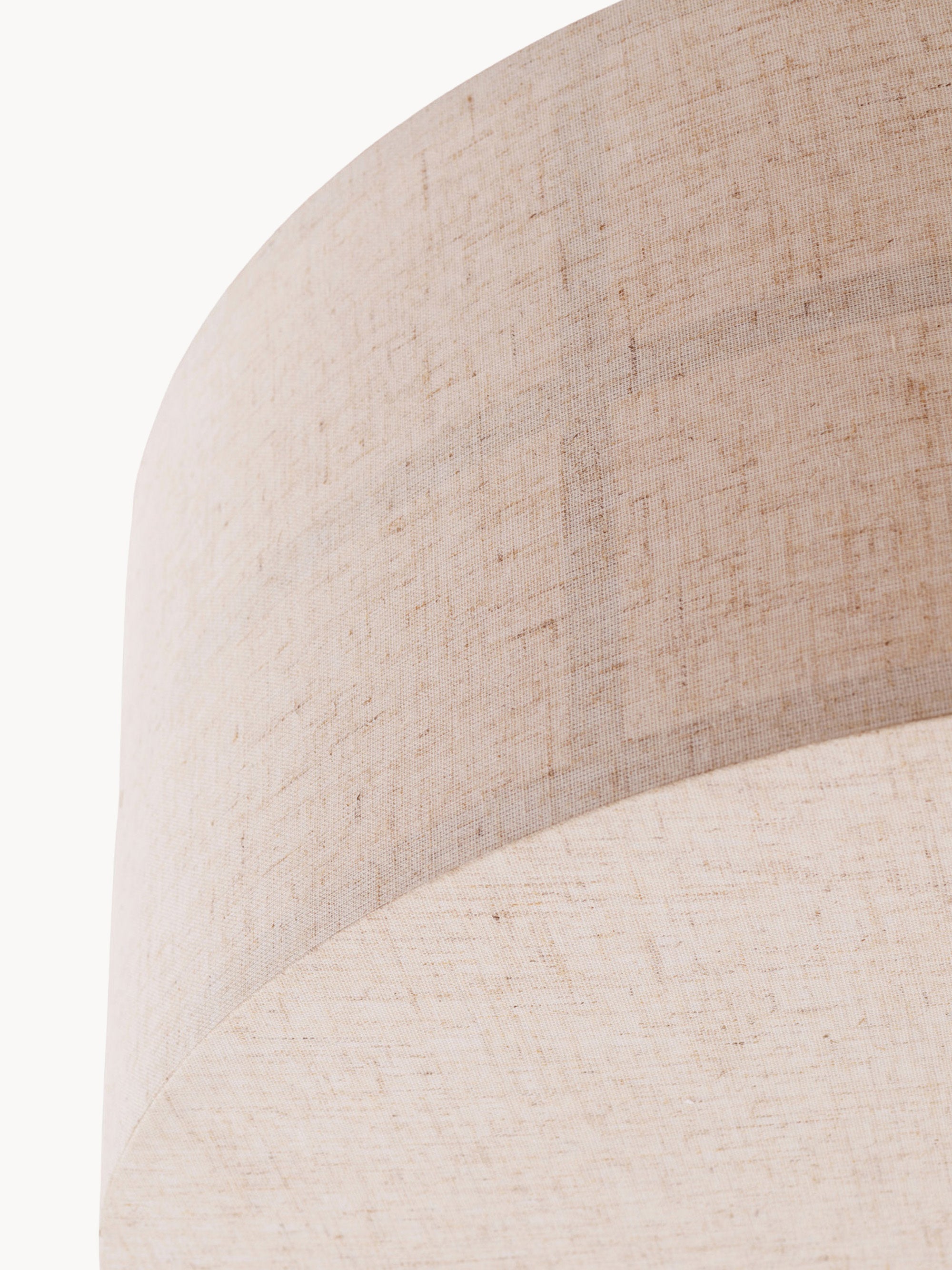 Plafonnier artisanal en lin Varg - Beige