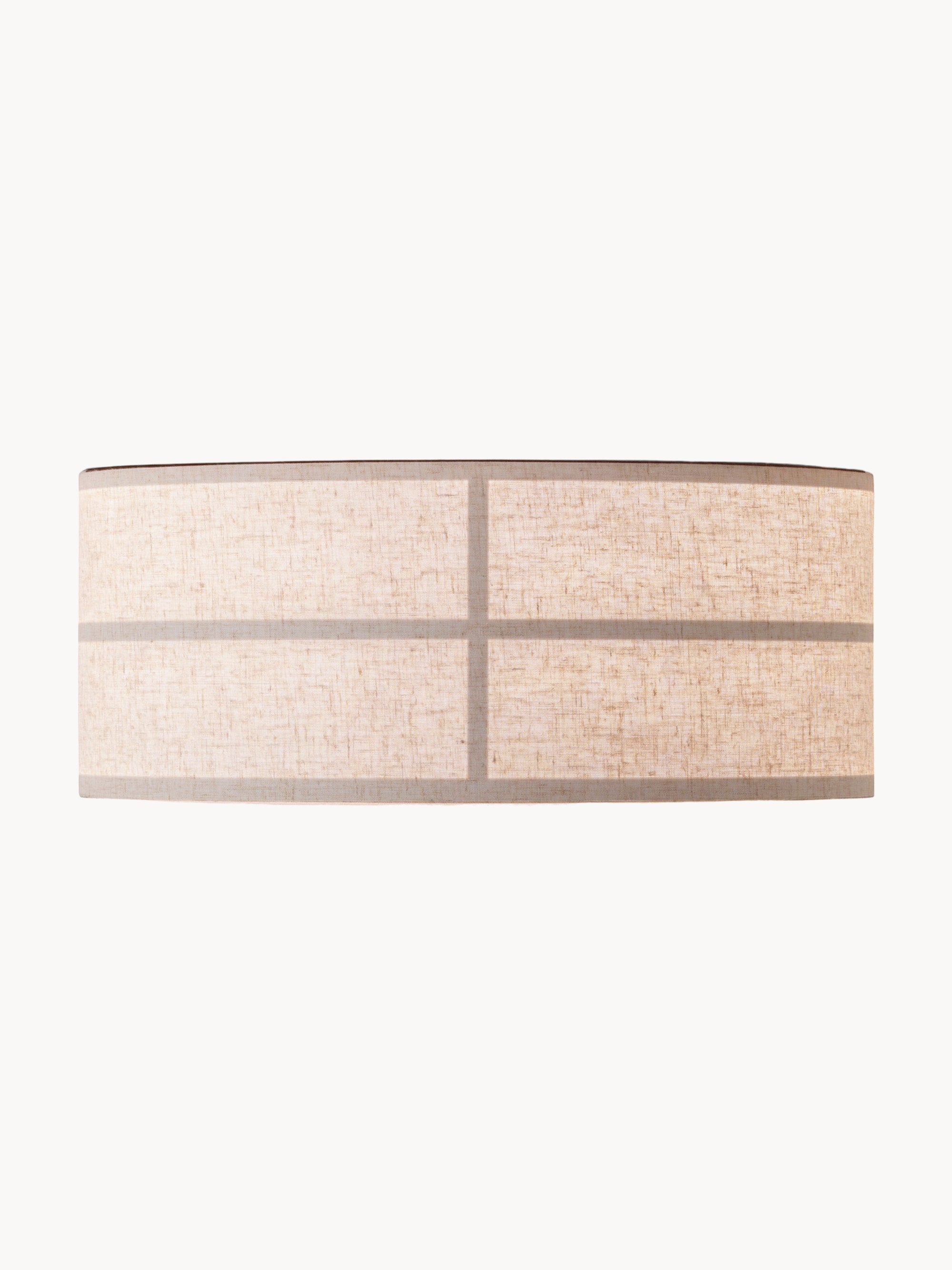 Plafonnier artisanal en lin Varg - Beige
