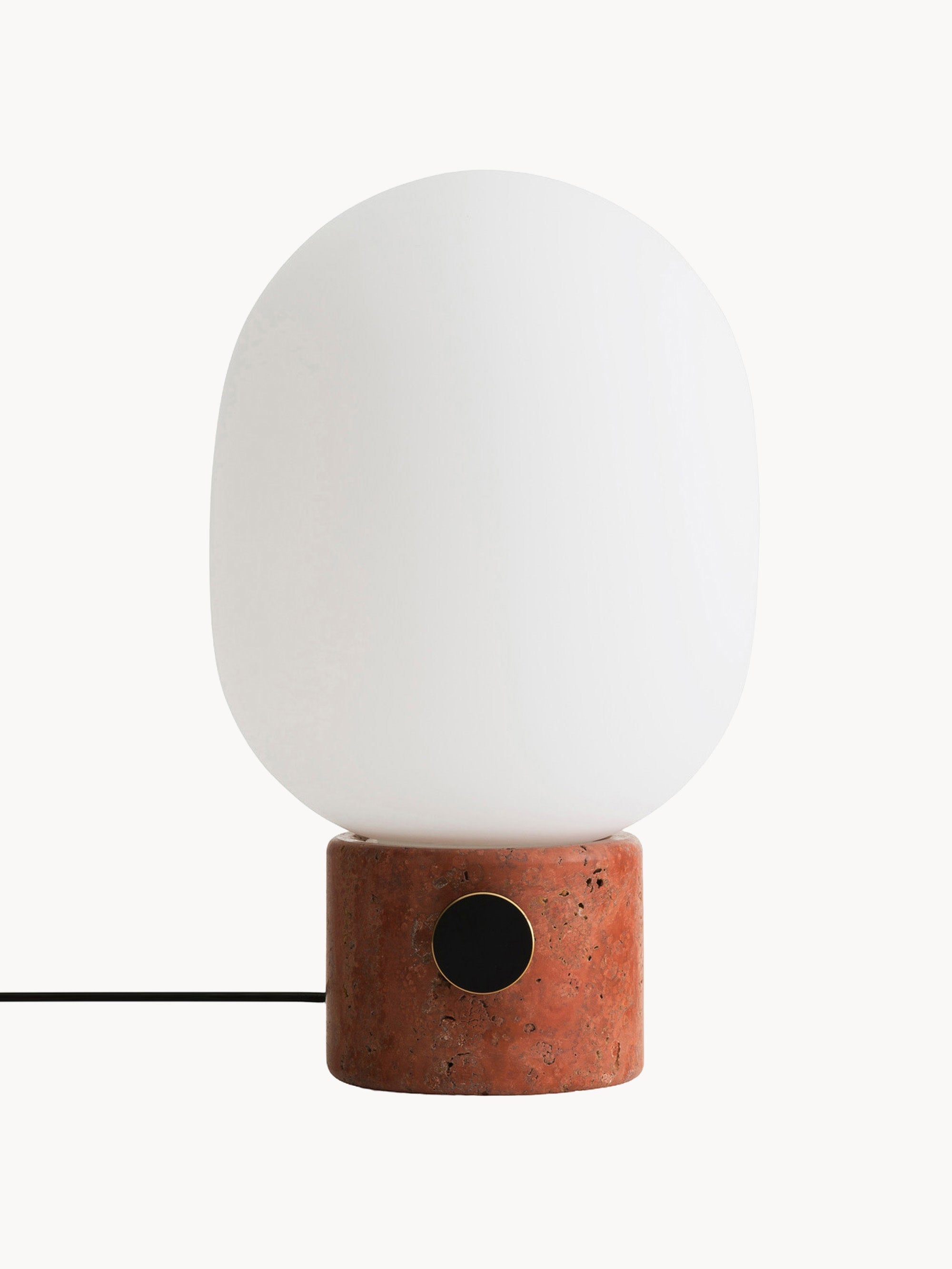 Petite lampe à poser à intensité variable Hamish, haut. 32 cm - Blanc, terracotta