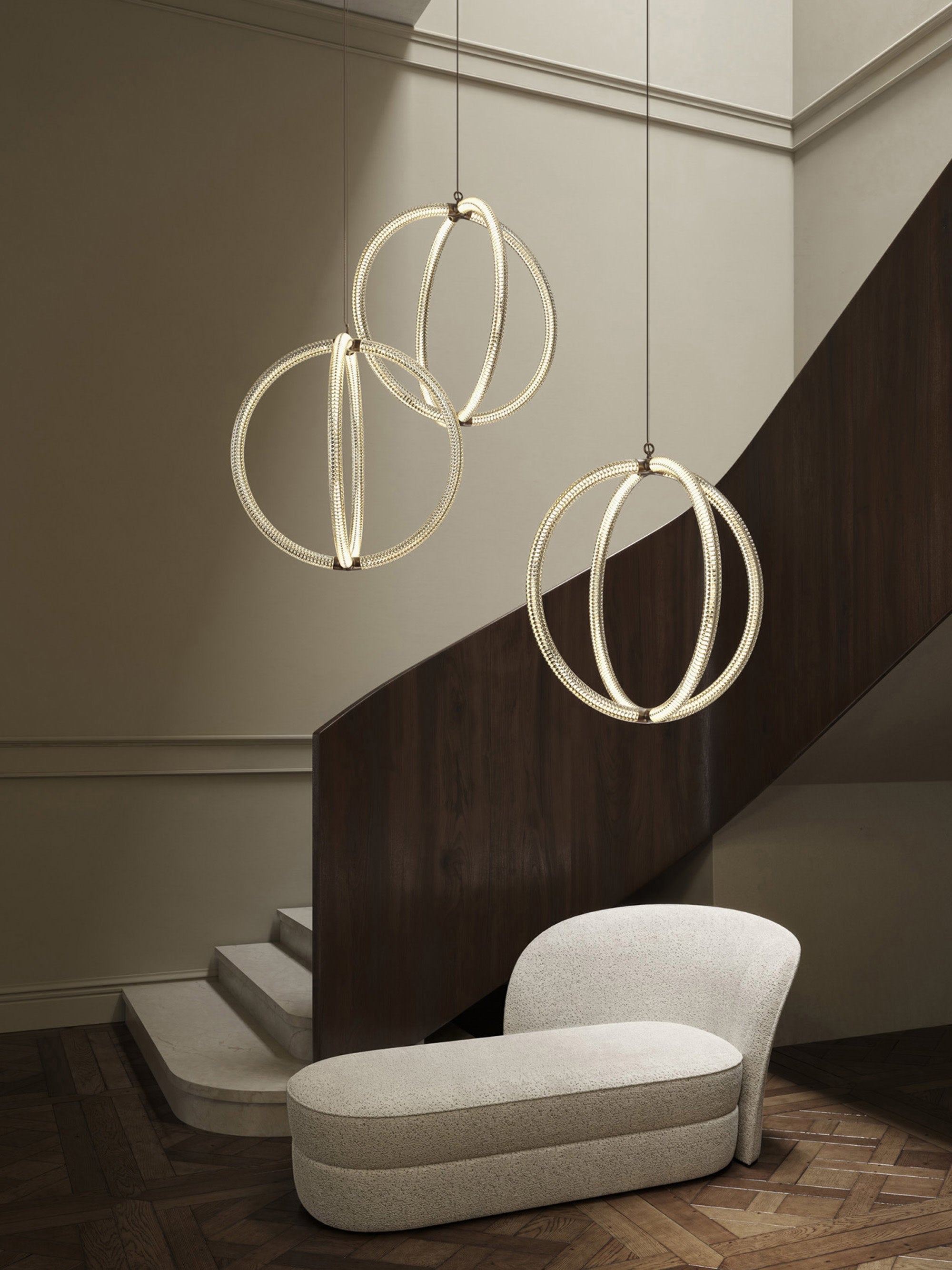 Suspension LED à intensité variable Hyde - Transparent