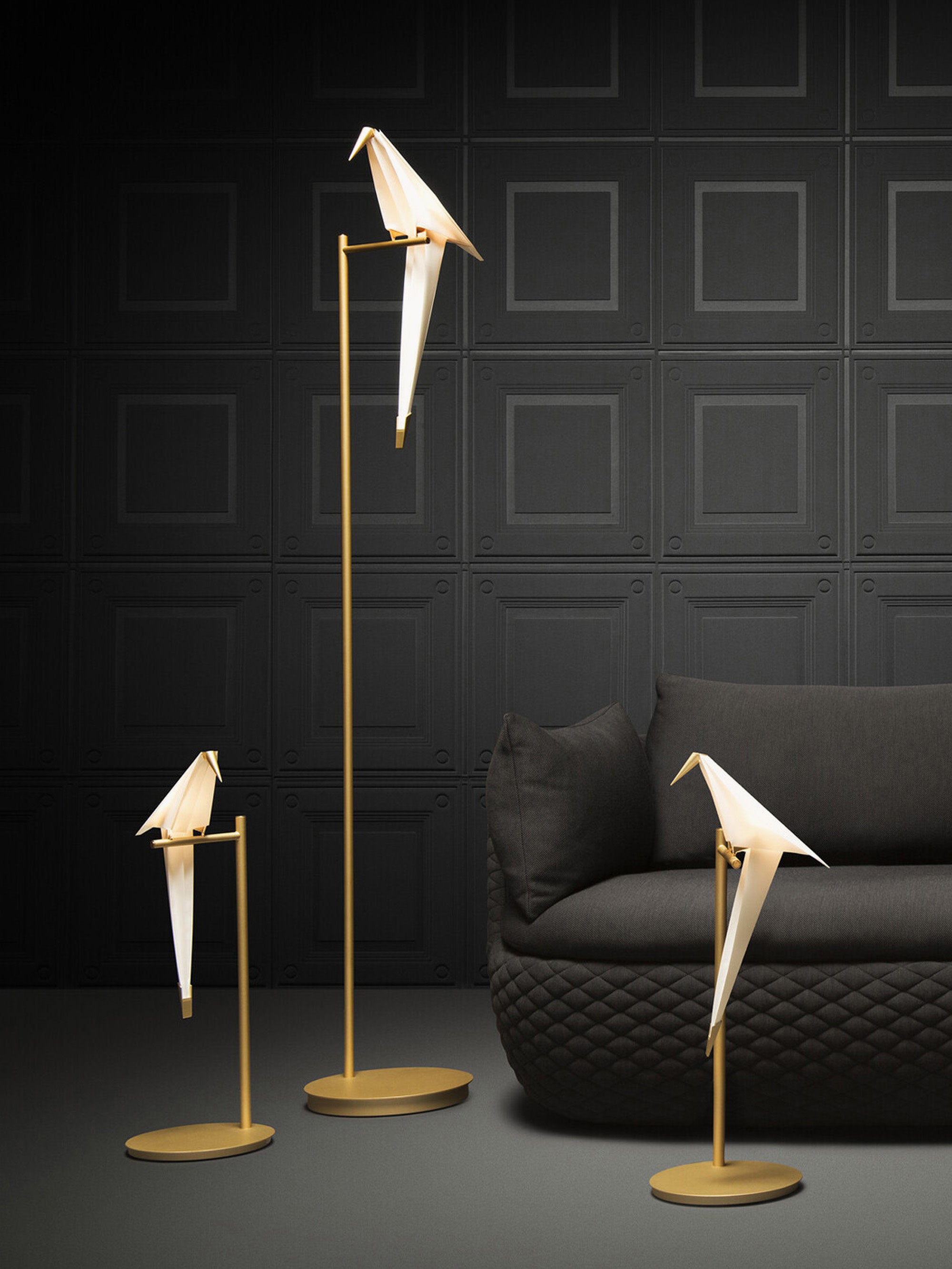 Lampe à poser LED Eiko - Blanc, doré