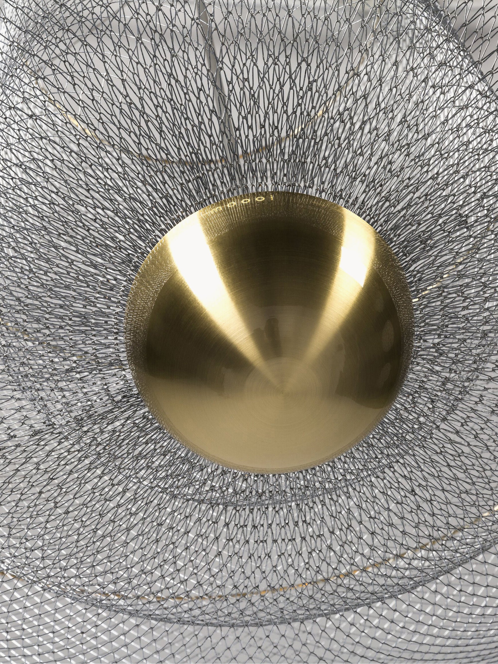 Lustre LED Ulric, intensité ajustable - Argenté, laiton