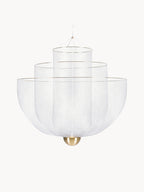 Lustre LED Ulric, intensité ajustable - Argenté, laiton