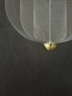 Lustre LED Ulric, intensité ajustable - Argenté, laiton