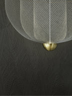 Lustre LED Ulric, intensité ajustable - Argenté, laiton