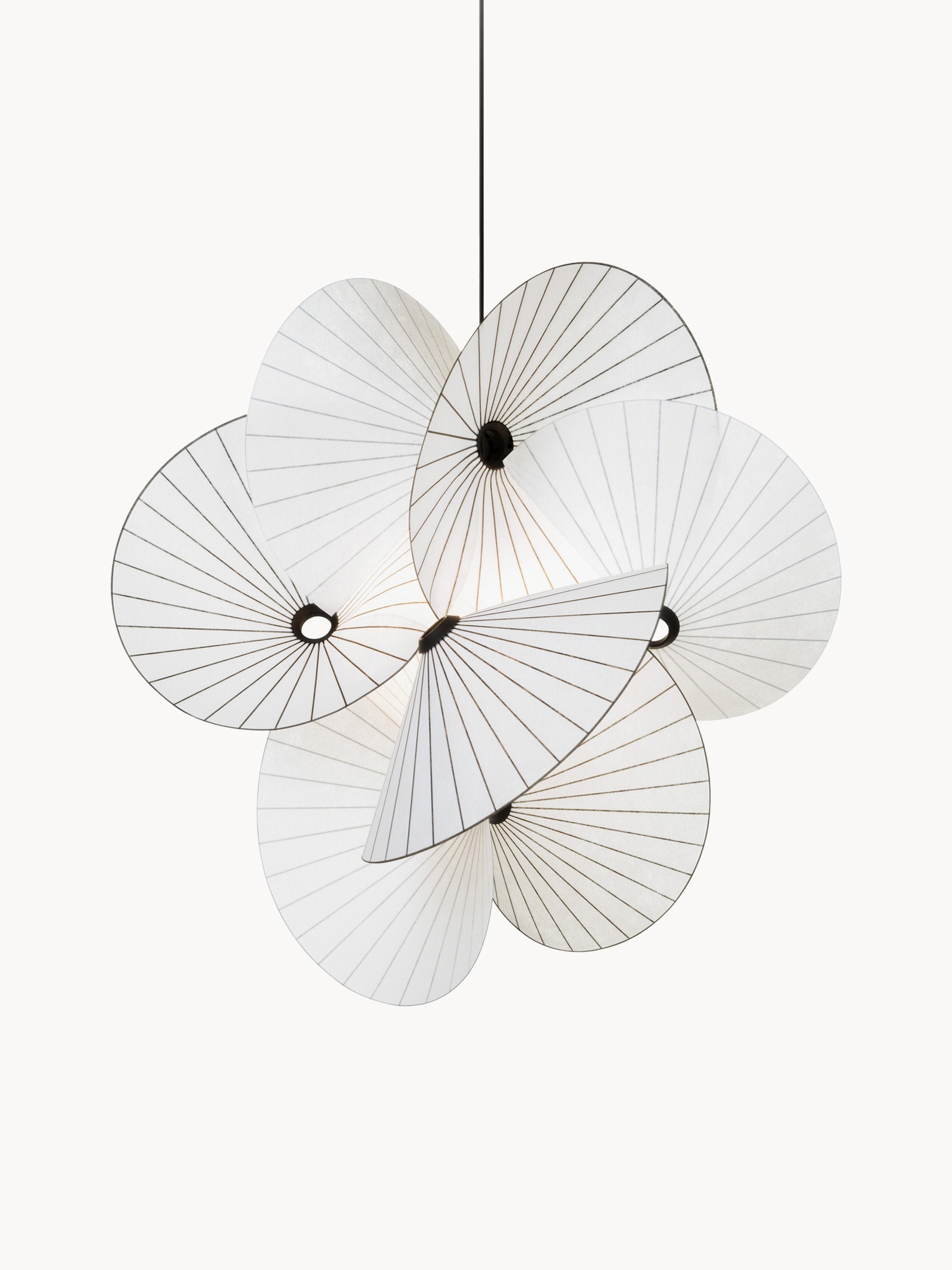 Suspension LED à intensité variable Carlton - Blanc, noir