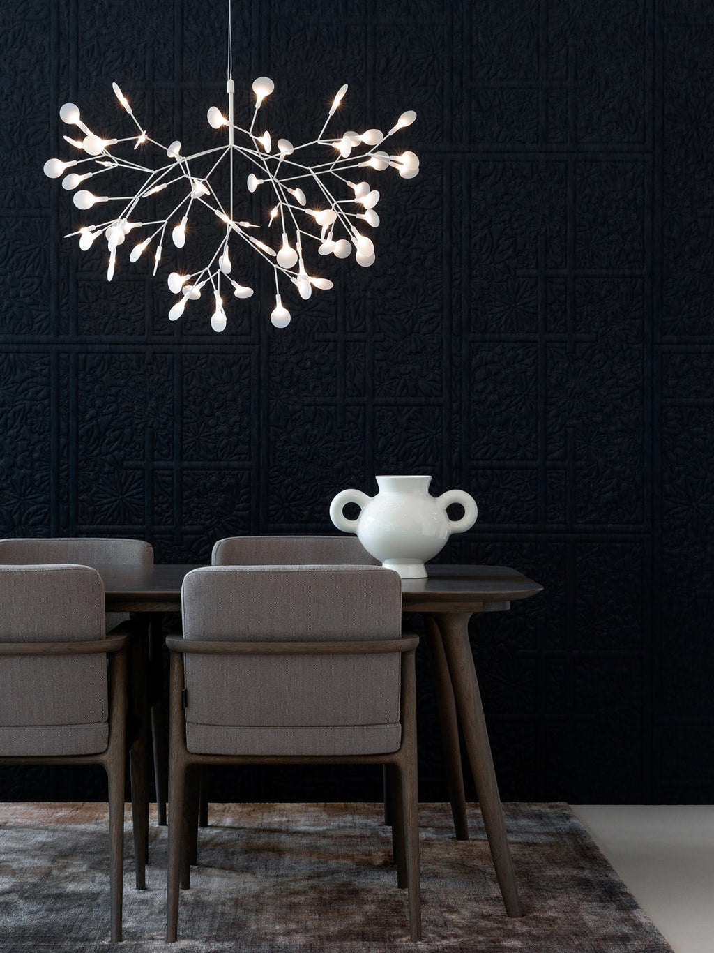 Suspension LED à intensité variable Anker - Blanc