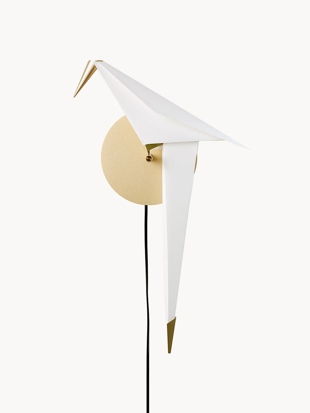 Applique murale LED Eiko - Blanc, doré
