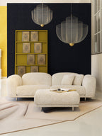 Lustre LED Ulric, intensité ajustable - Argenté, laiton