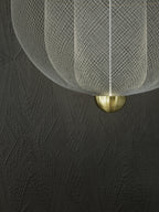 Lustre LED Ulric, intensité ajustable - Argenté, laiton