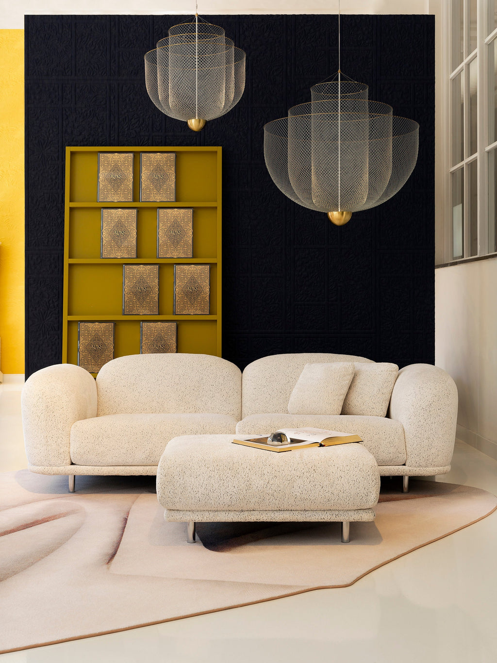 Lustre LED Ulric, intensité ajustable - Argenté, laiton