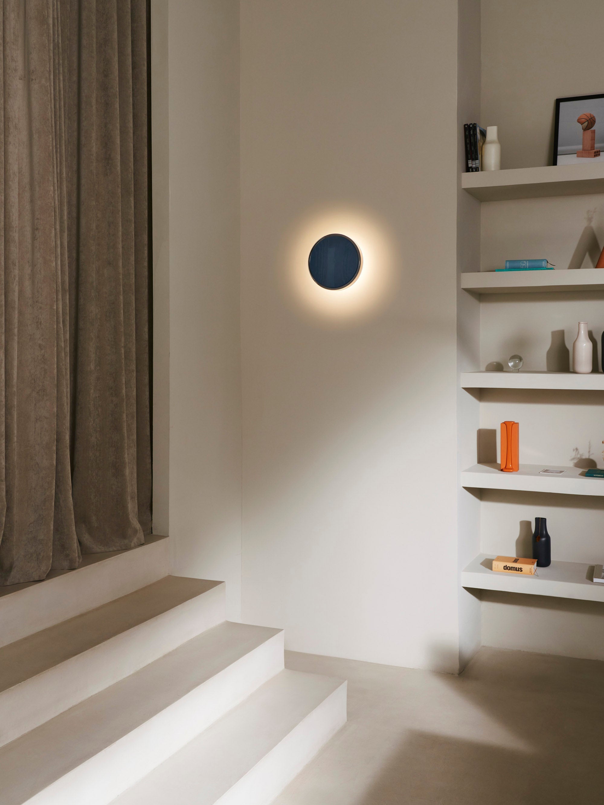 Applique murale LED Flosi - Bleu marine