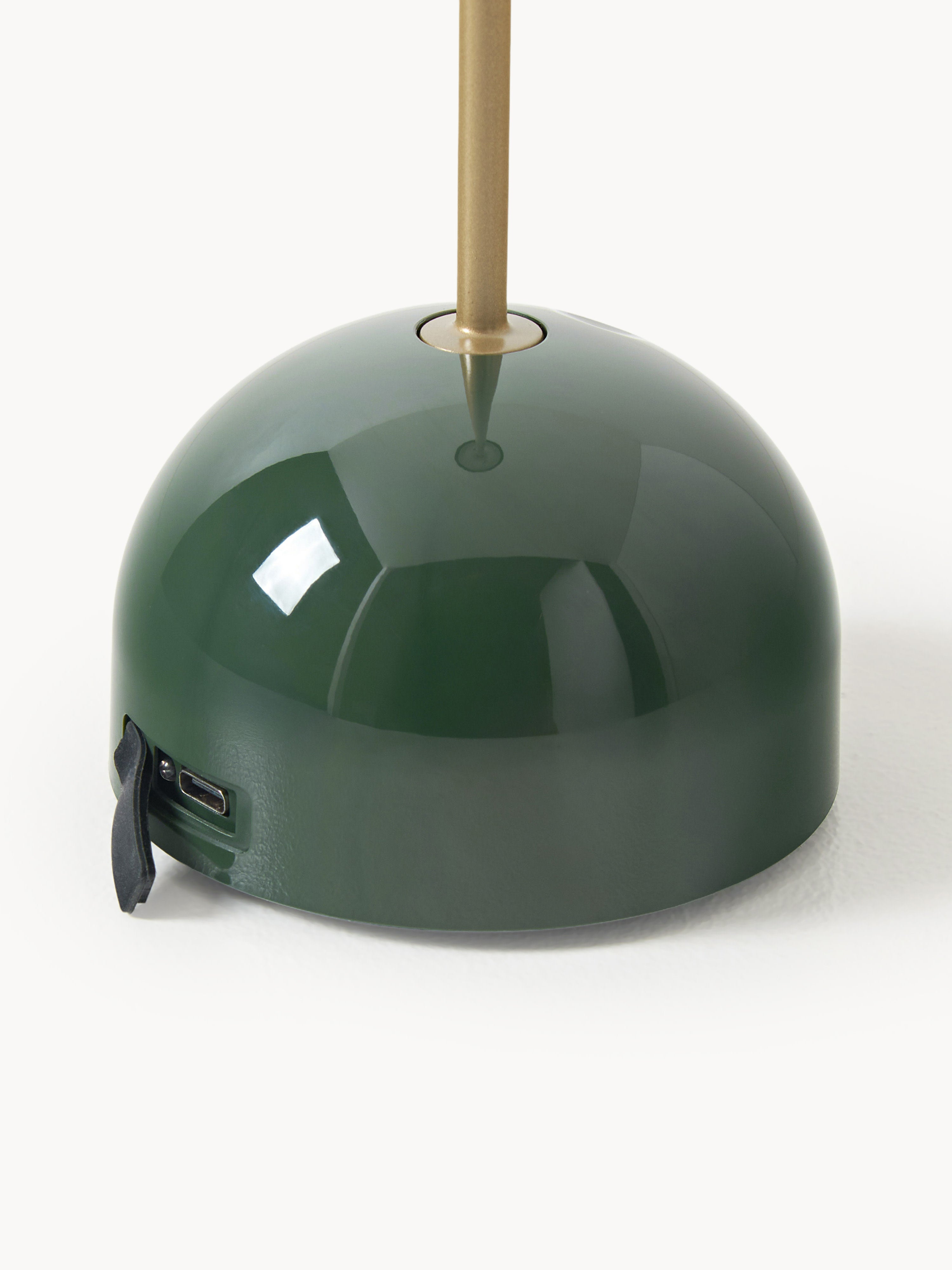 Petite lampe à poser LED Larkin, intensité ajustable - Vert, doré