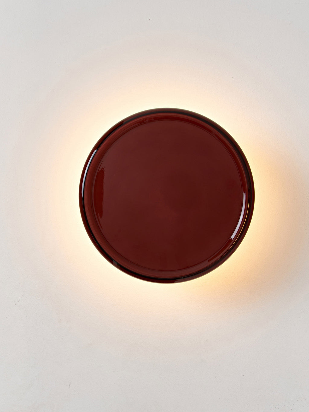 Applique murale LED Flosi - Rouge terracotta