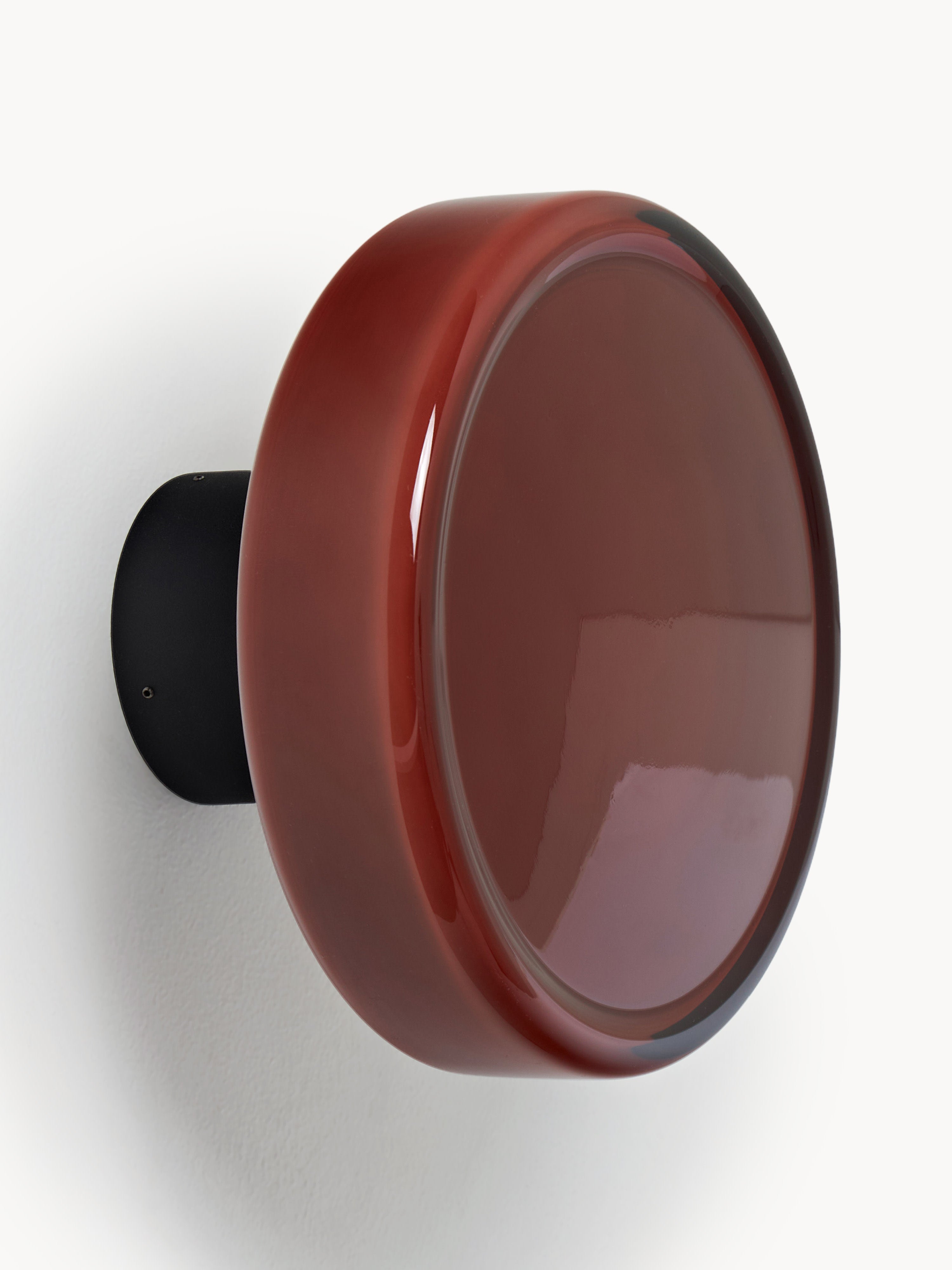 Applique murale LED Flosi - Rouge terracotta