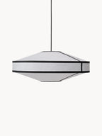 Grande suspension Torje - Blanc, noir