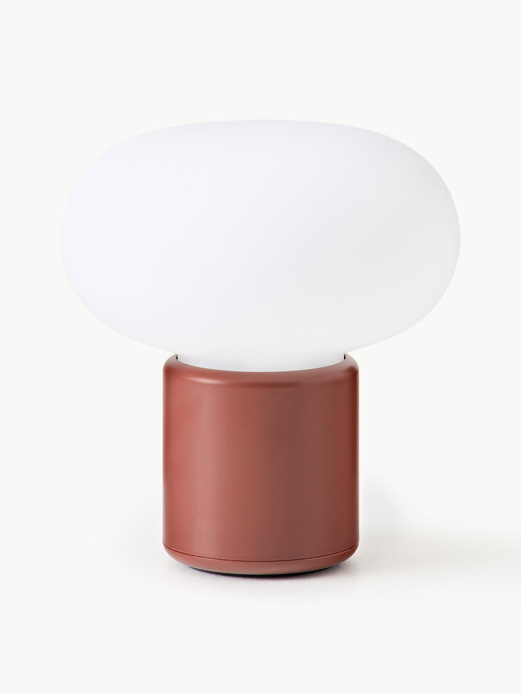 Petite lampe à poser mobile Noble, intensité ajustable - Blanc, rouge rouille