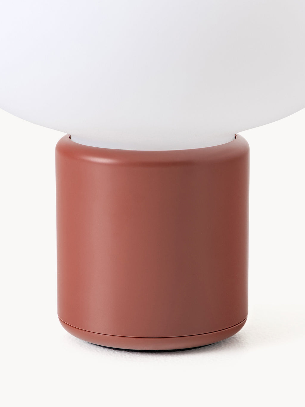 Petite lampe à poser mobile Noble, intensité ajustable - Blanc, rouge rouille