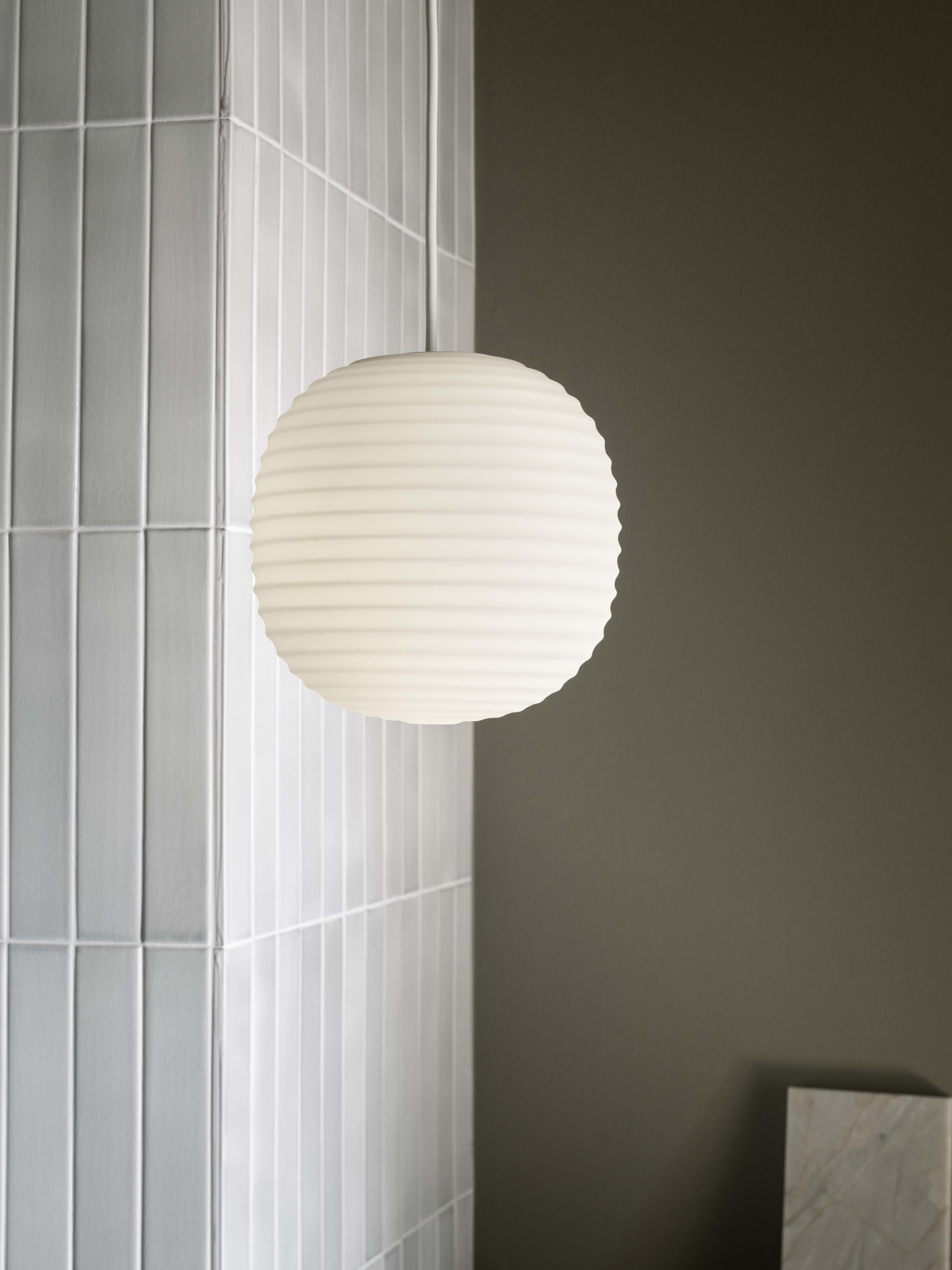 Suspension soufflée bouche Pors - Blanc