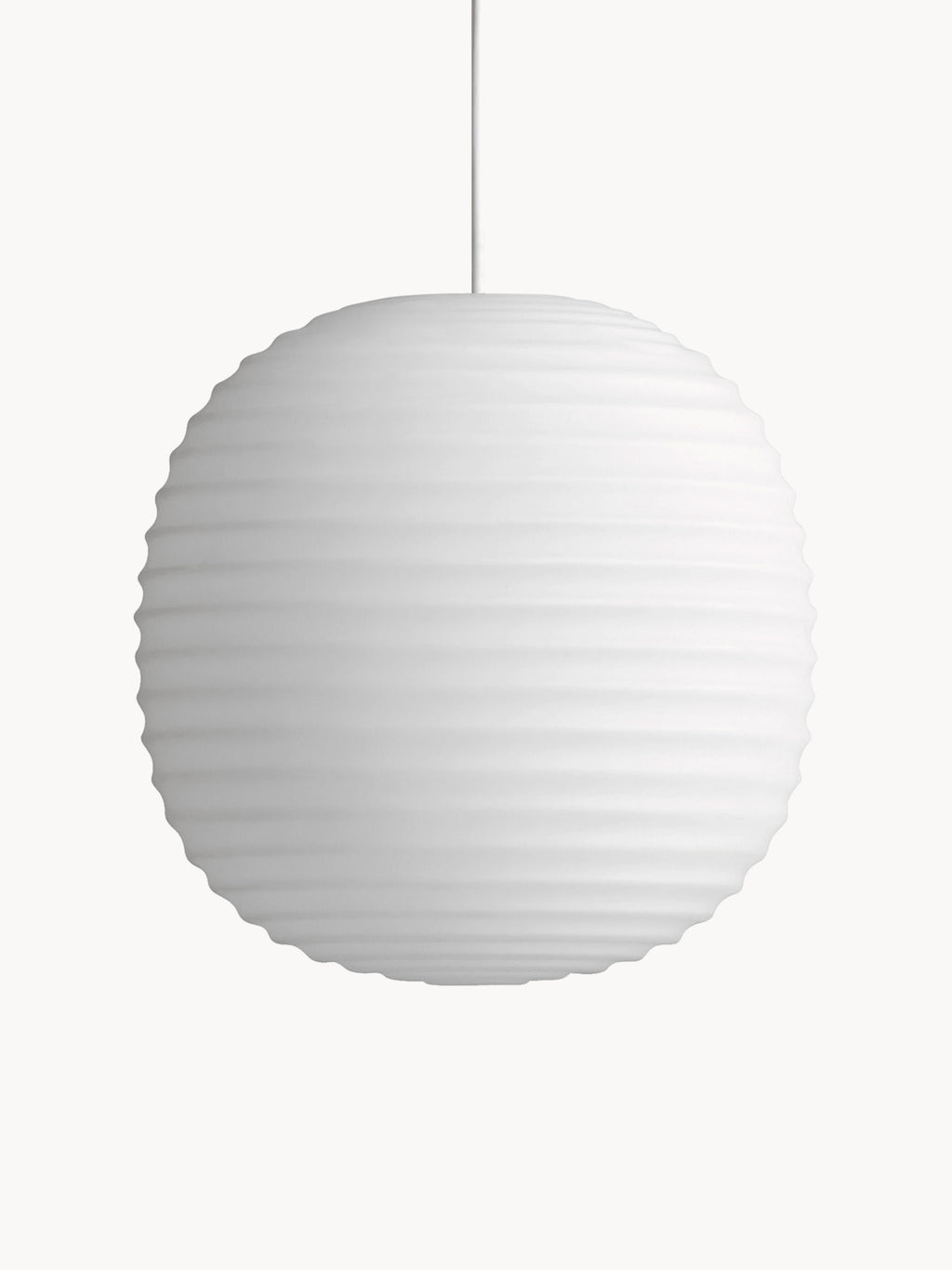 Suspension soufflée bouche Pors - Blanc
