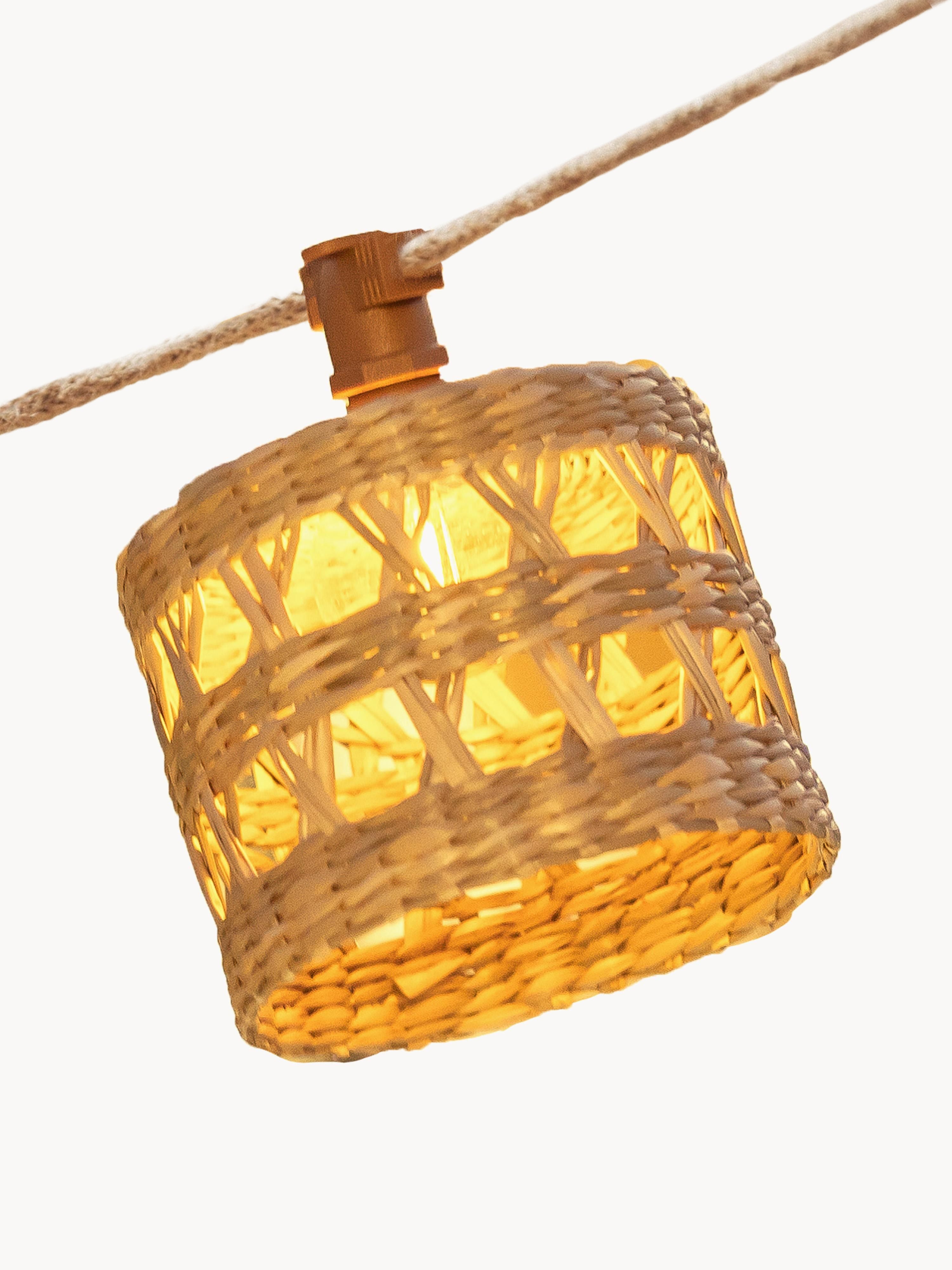Guirlande lumineuse LED solaire Scofield - Beige