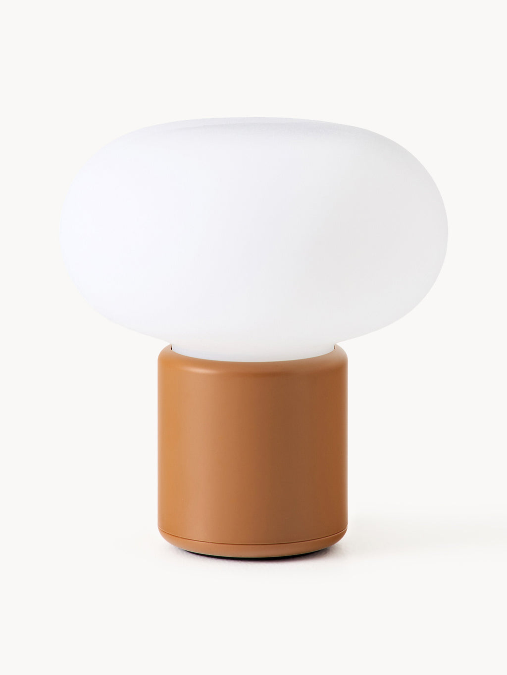 Petite lampe à poser mobile Noble, intensité ajustable - Blanc, ocre