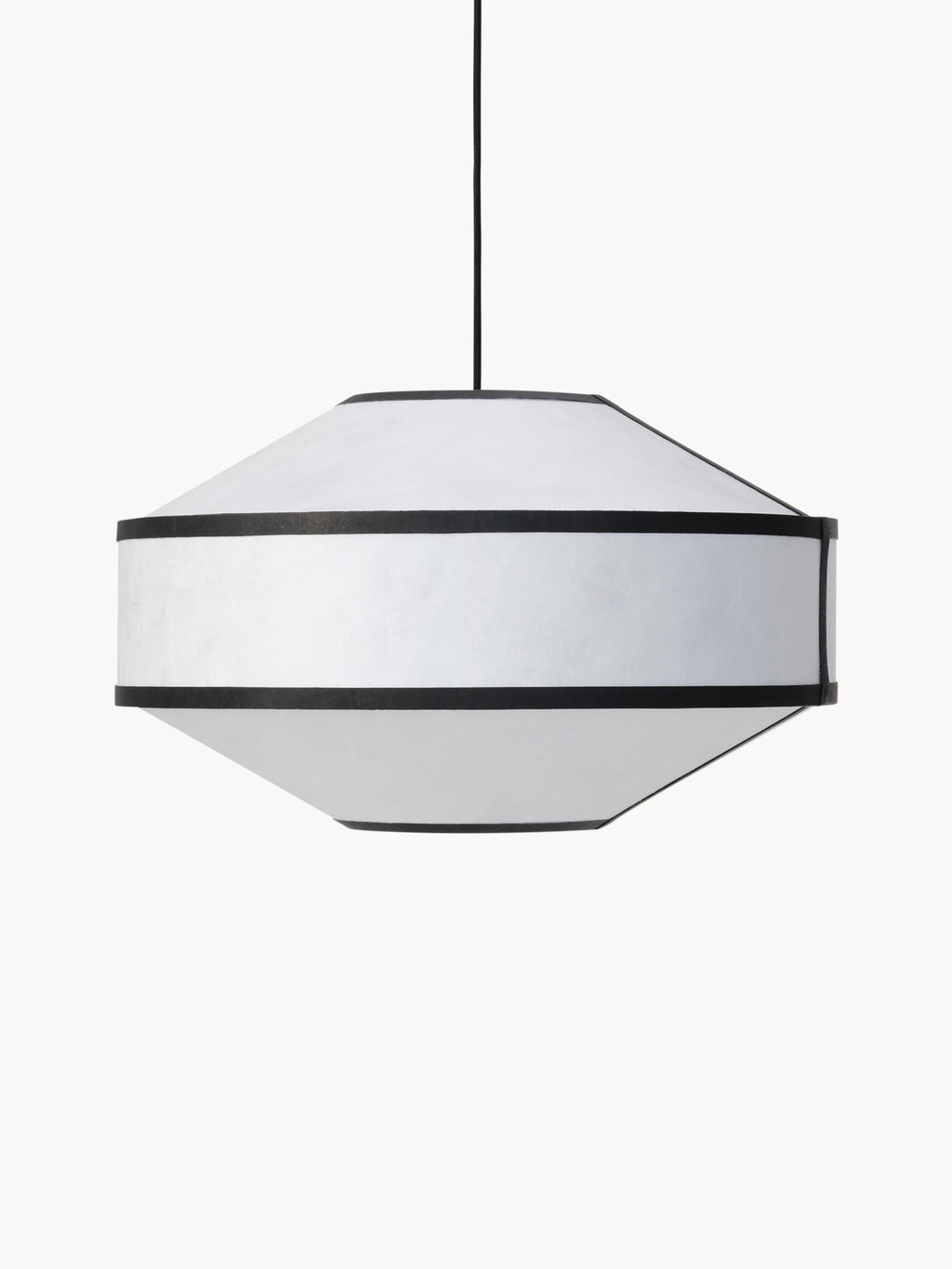 Suspension Torje - Blanc, noir