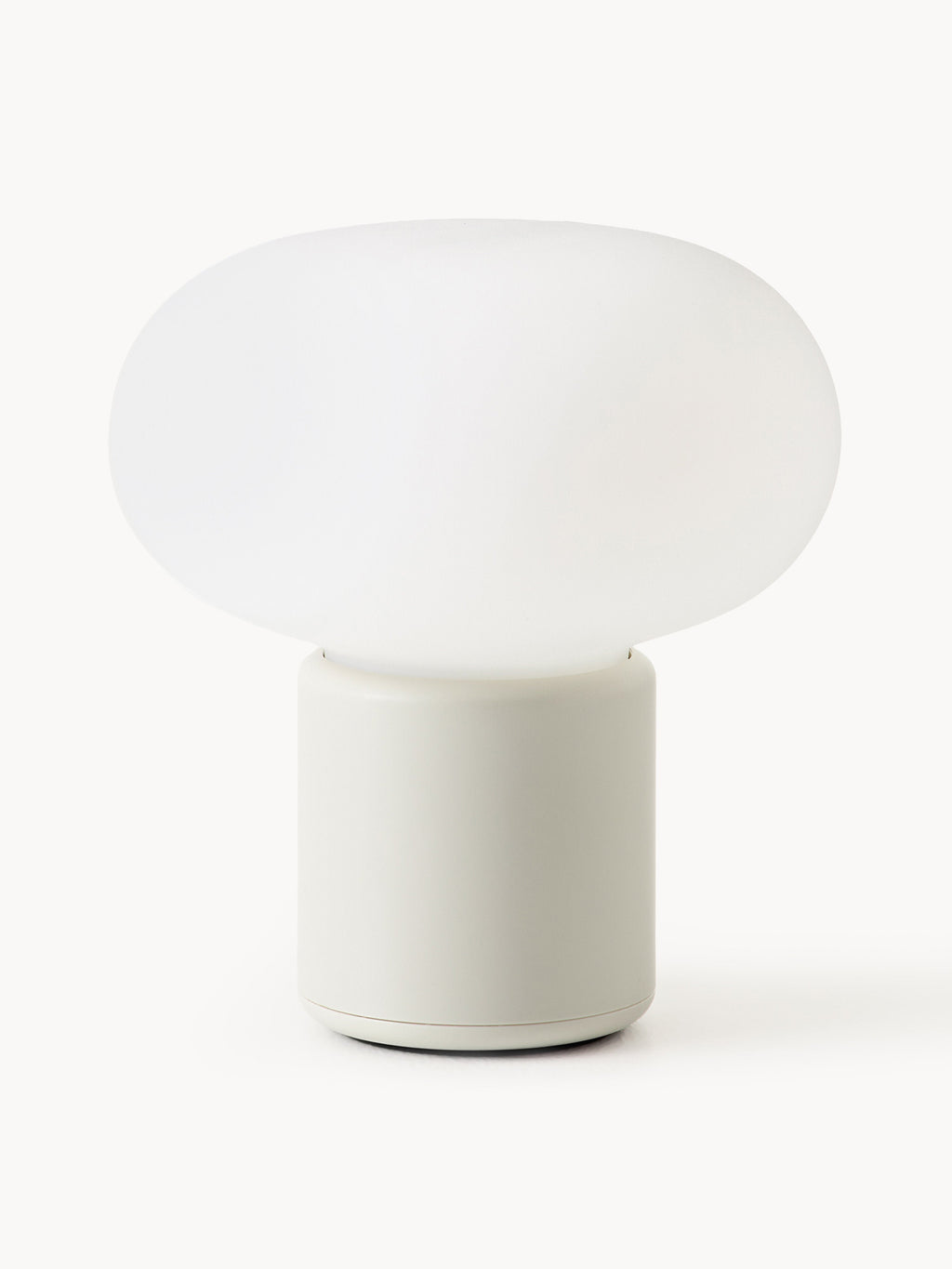 Petite lampe à poser mobile Noble, intensité ajustable - Blanc, gris clair