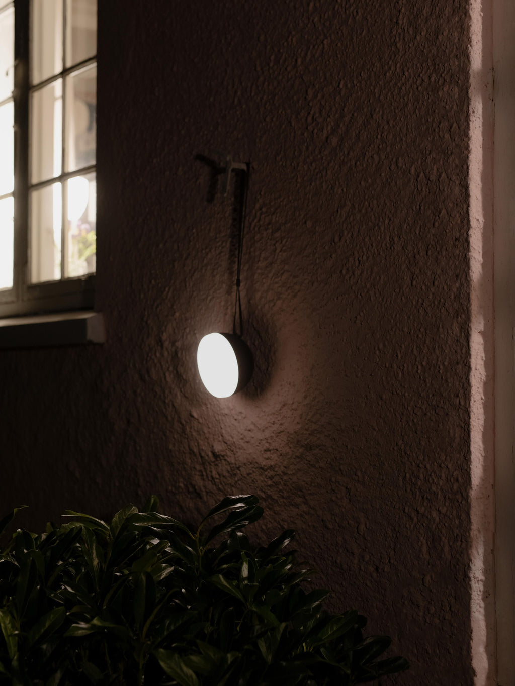Lampe d'extérieur mobile August, intensité ajustable - Tons bruns, blanc