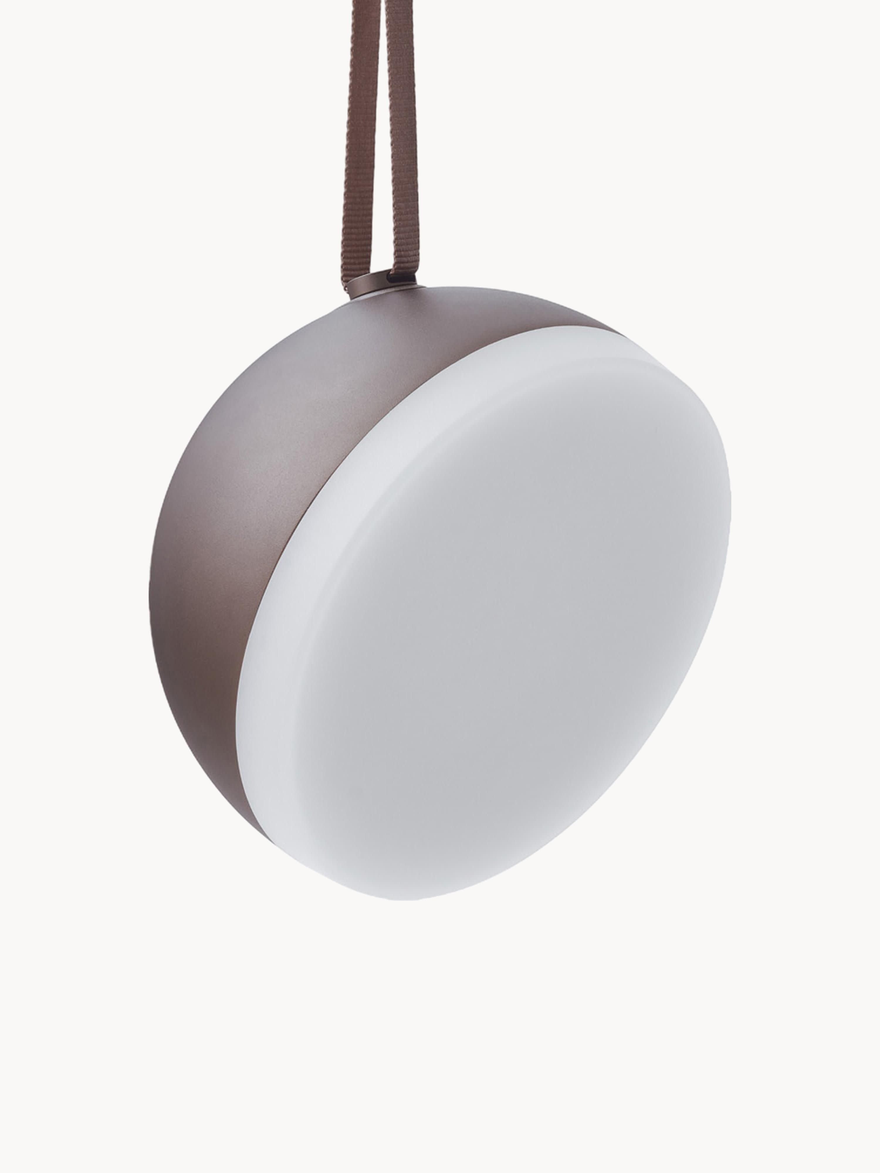 Lampe d'extérieur mobile August, intensité ajustable - Tons bruns, blanc