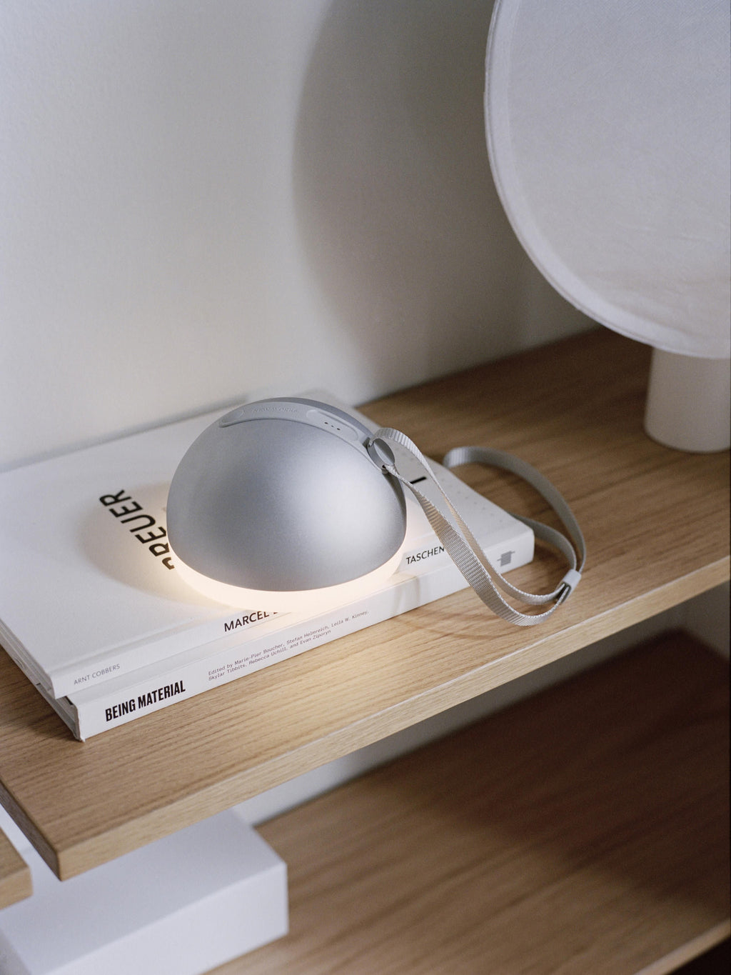 Lampe d'extérieur mobile August, intensité ajustable - Gris, blanc