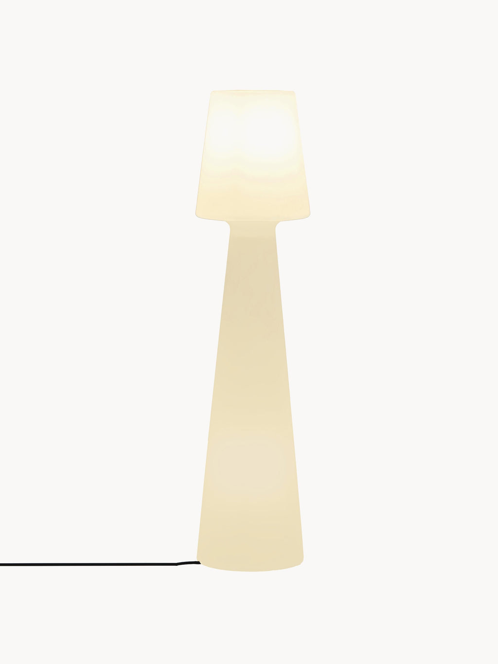 Lampadaire d'extérieur LED Brodde - Blanc cassé
