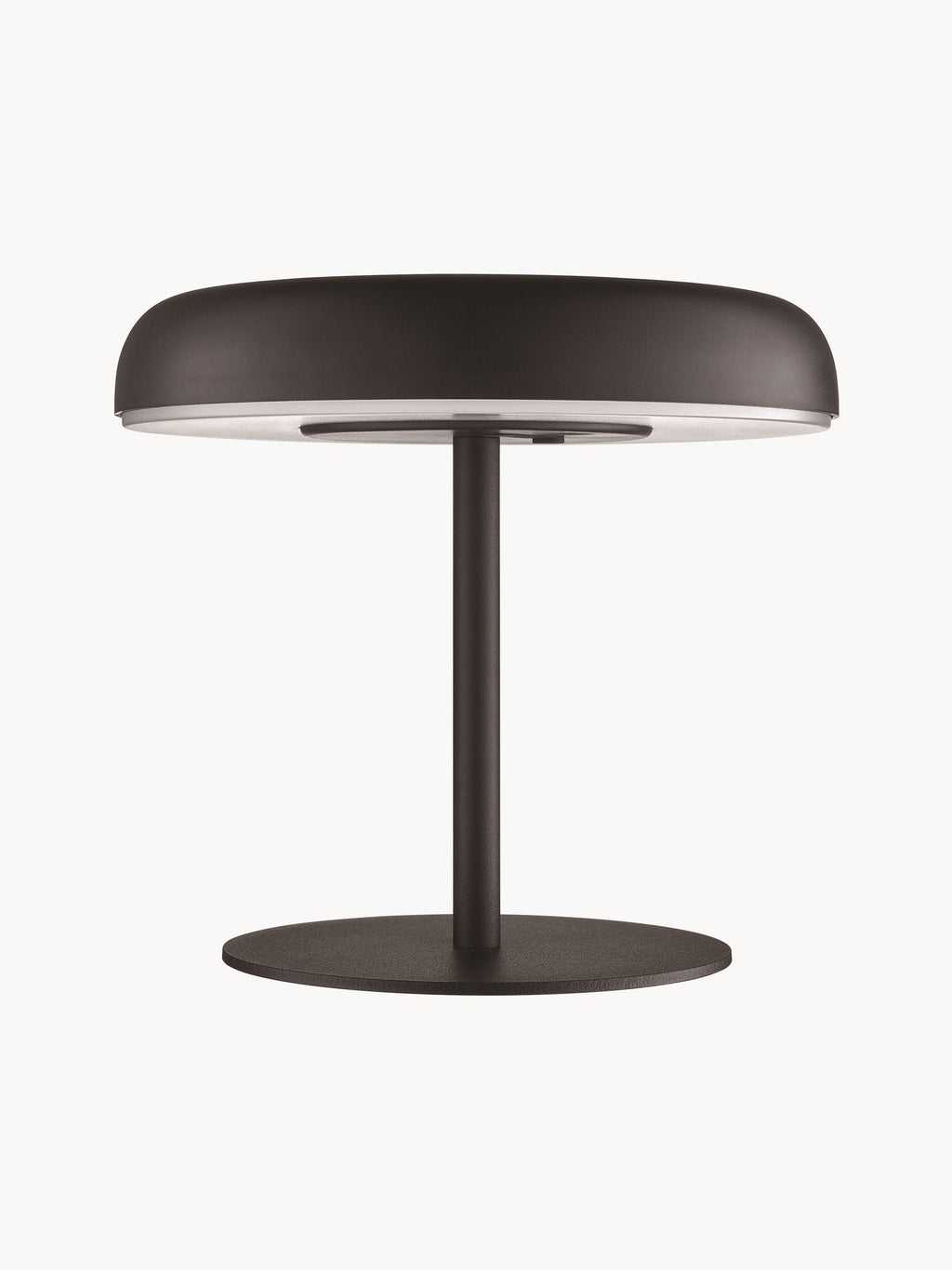 Lampe à poser LED solaire portable Siro, intensité ajustable - Noir