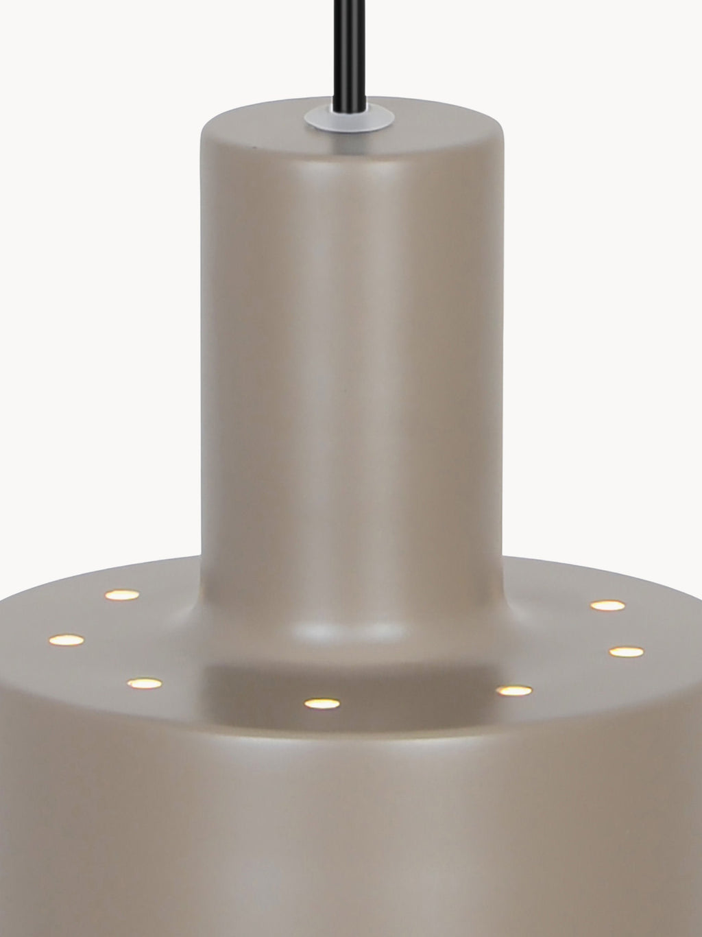 Petite suspension Jair - Taupe, noir