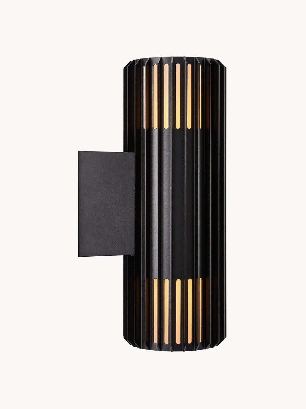 Applique murale d'extérieur Fritz, intensité ajustable - Noir