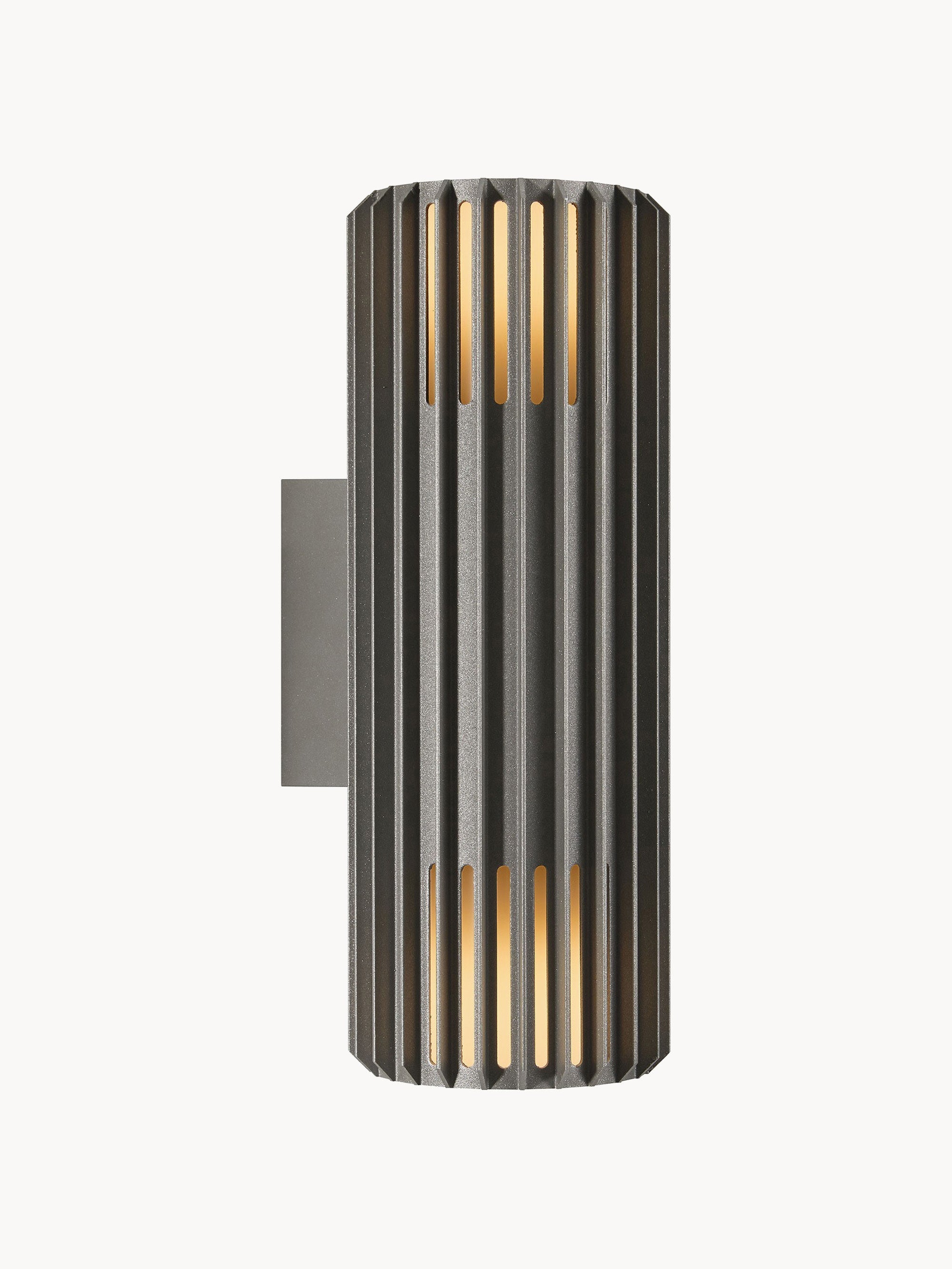 Applique murale d'extérieur Fritz, intensité ajustable - Anthracite