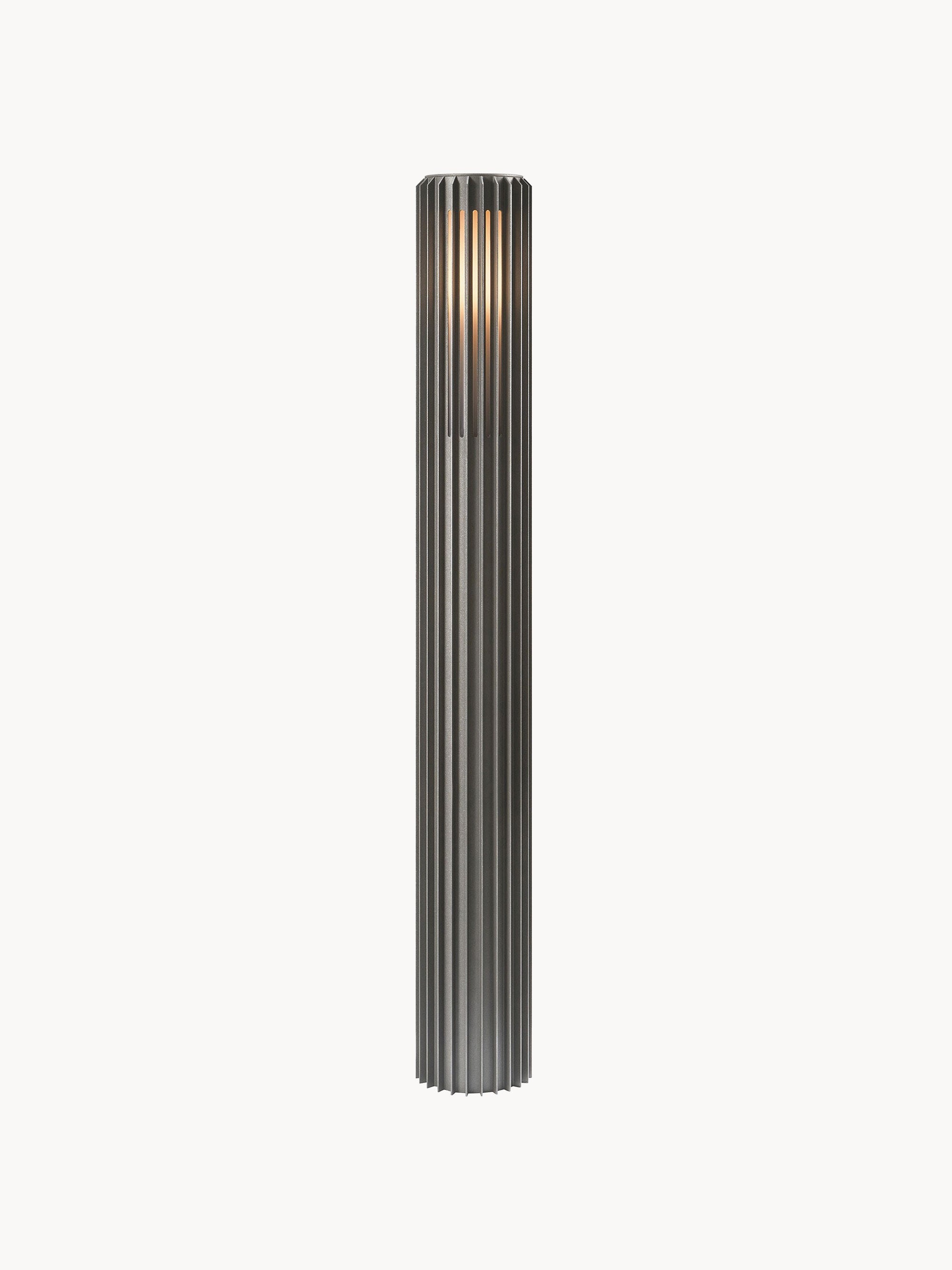 Borne LED d'extérieur Fritz, intensité ajustable - Gris