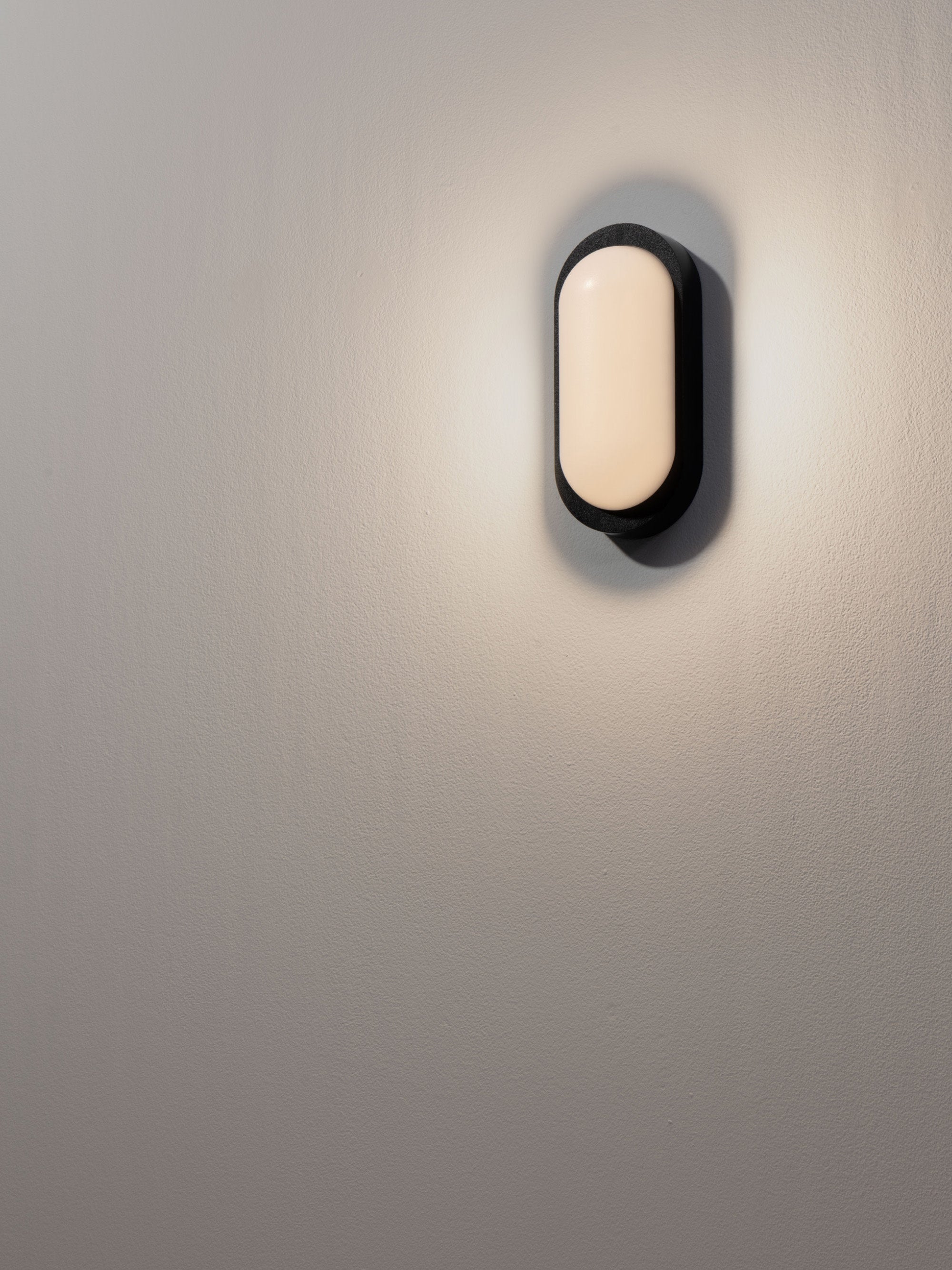 Applique murale d'extérieur LED Shan - Noir, blanc
