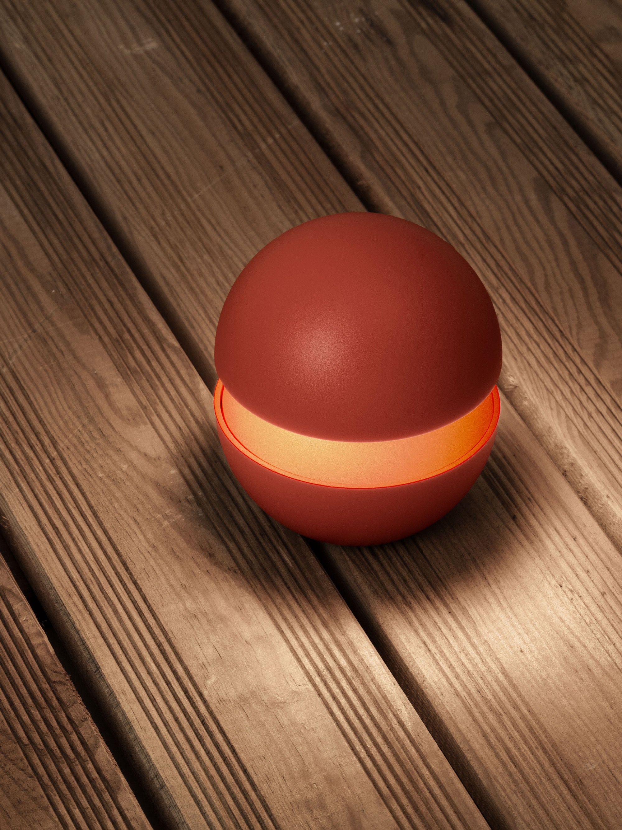 Petite lampe à poser LED Vaughan, intensité lumineuse variable - Orange