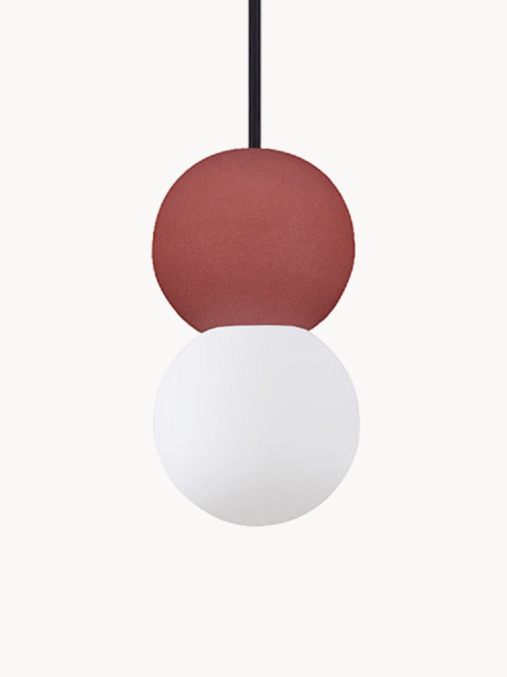 Petite suspension Preben - Blanc, terracotta