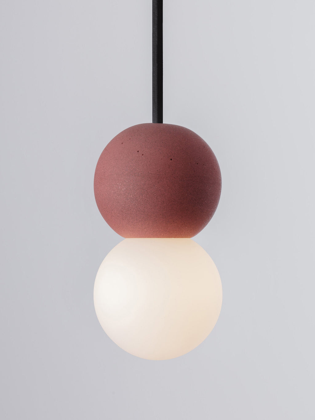Petite suspension Preben - Blanc, terracotta