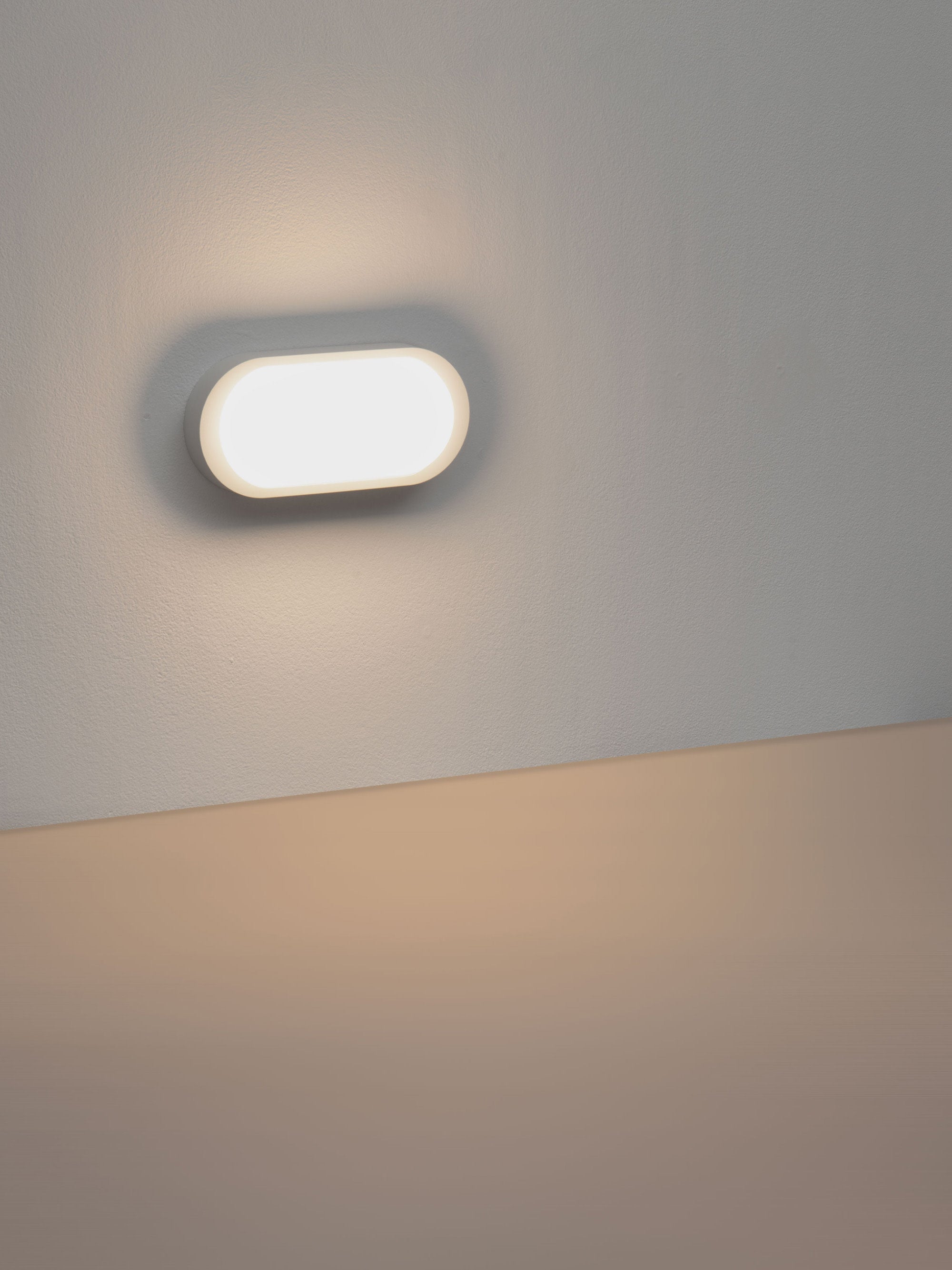 Applique murale d'extérieur LED Shan - Blanc