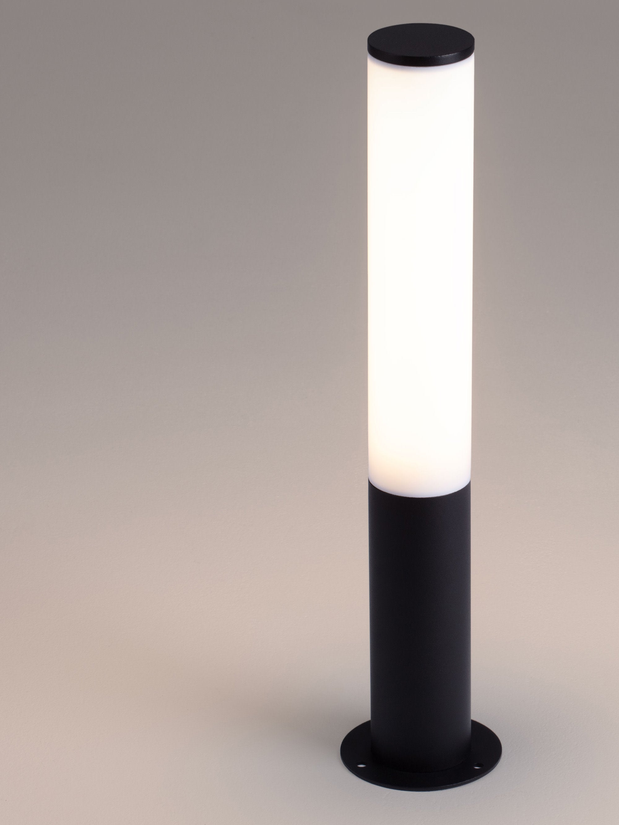 Borne lumineuse LED d'extérieur Peru - Noir, blanc