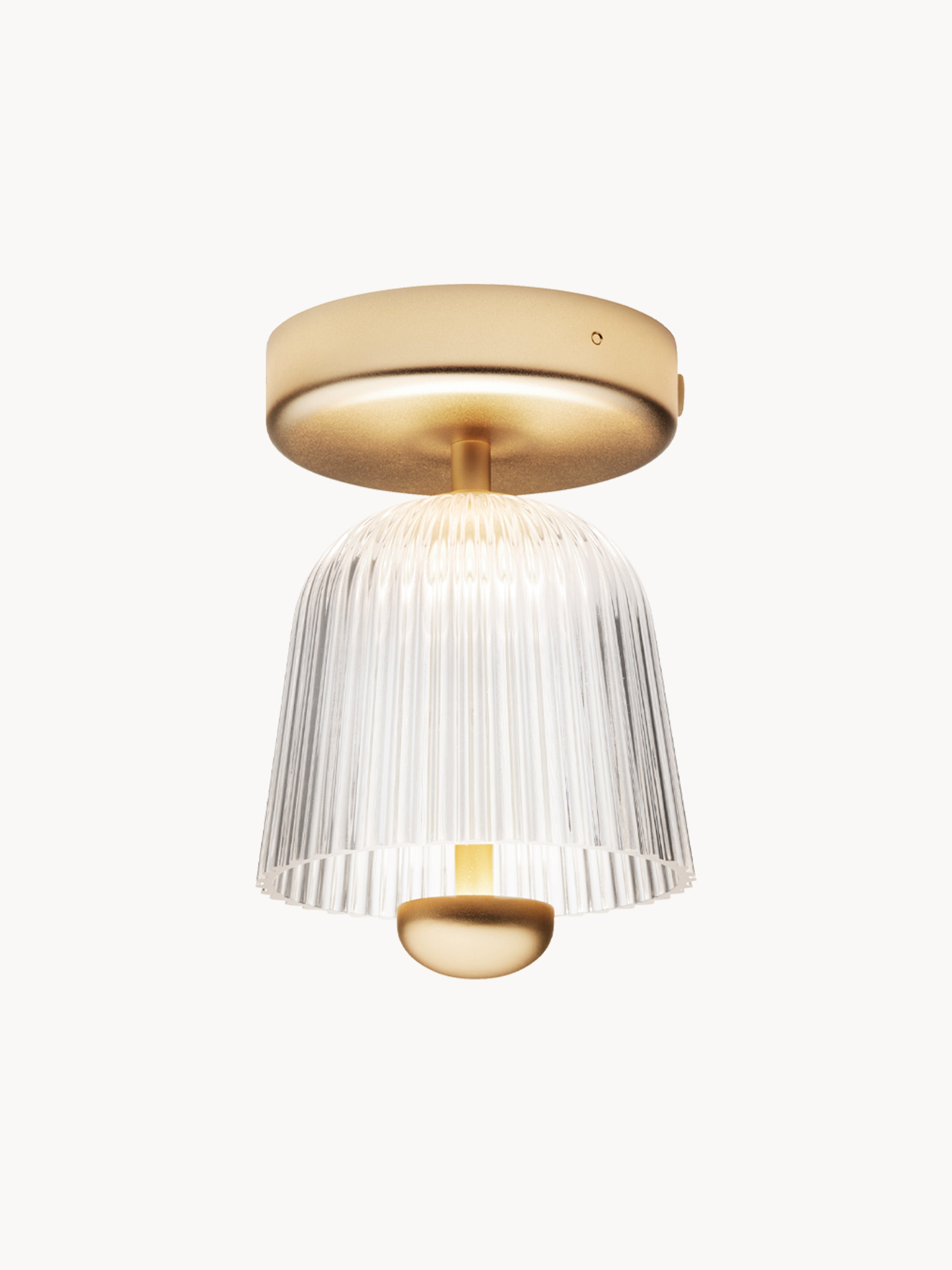 Spot plafond LED Walden, intensité ajustable - Doré, transparent