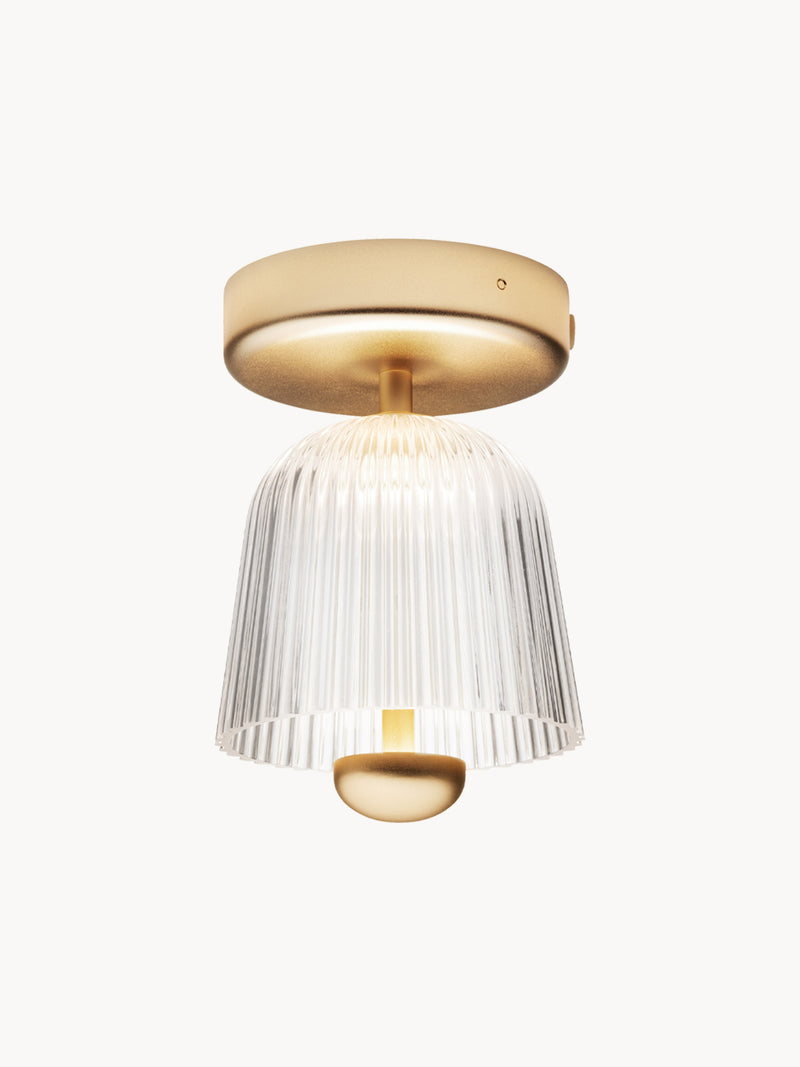 Spot plafond LED Walden, intensité ajustable - Doré, transparent