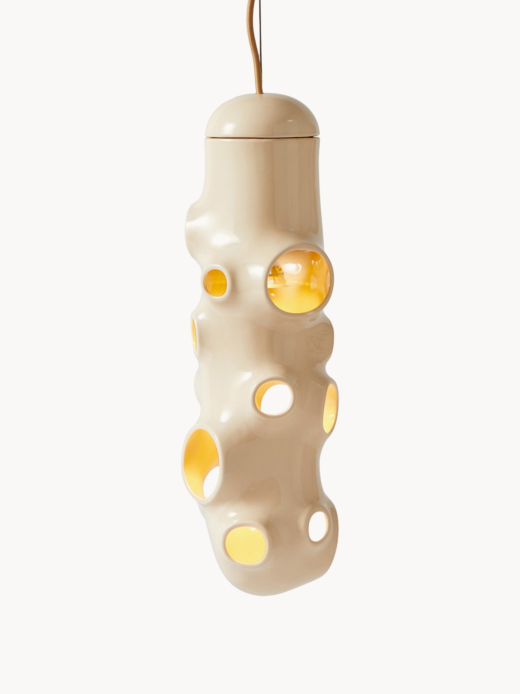 Suspension en céramique Sigurd - Blanc crème