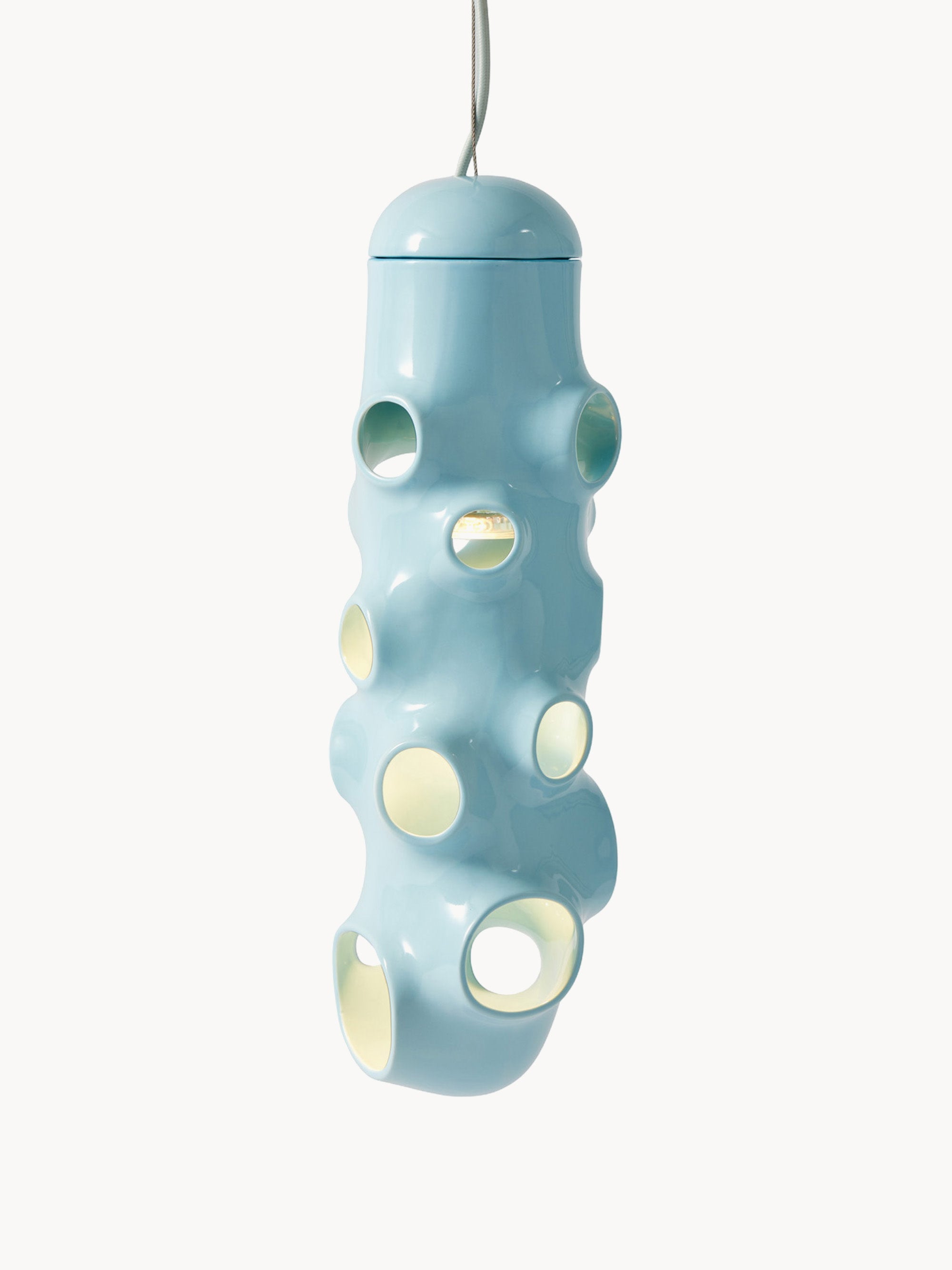 Suspension en céramique Sigurd - Bleu clair